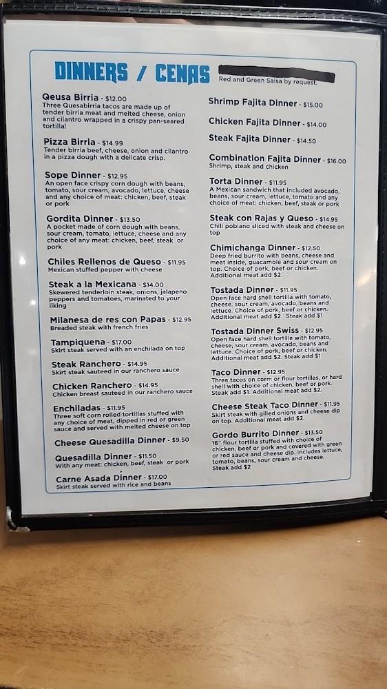 EL JIMADOR 2 - Menu Scan 2