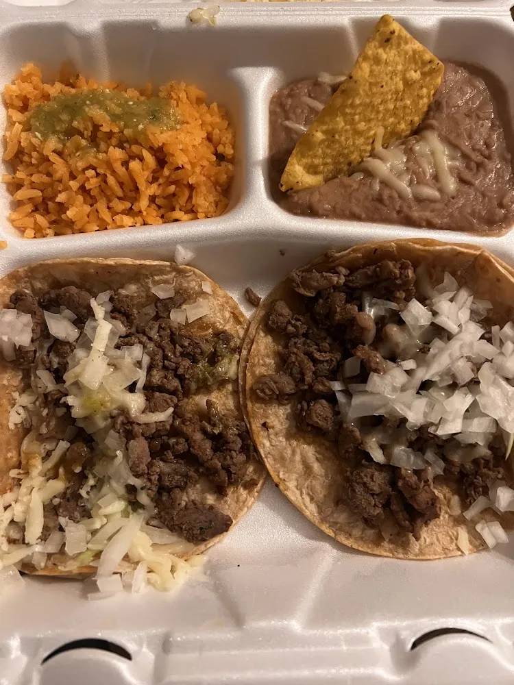 Tacos with 2 Meats